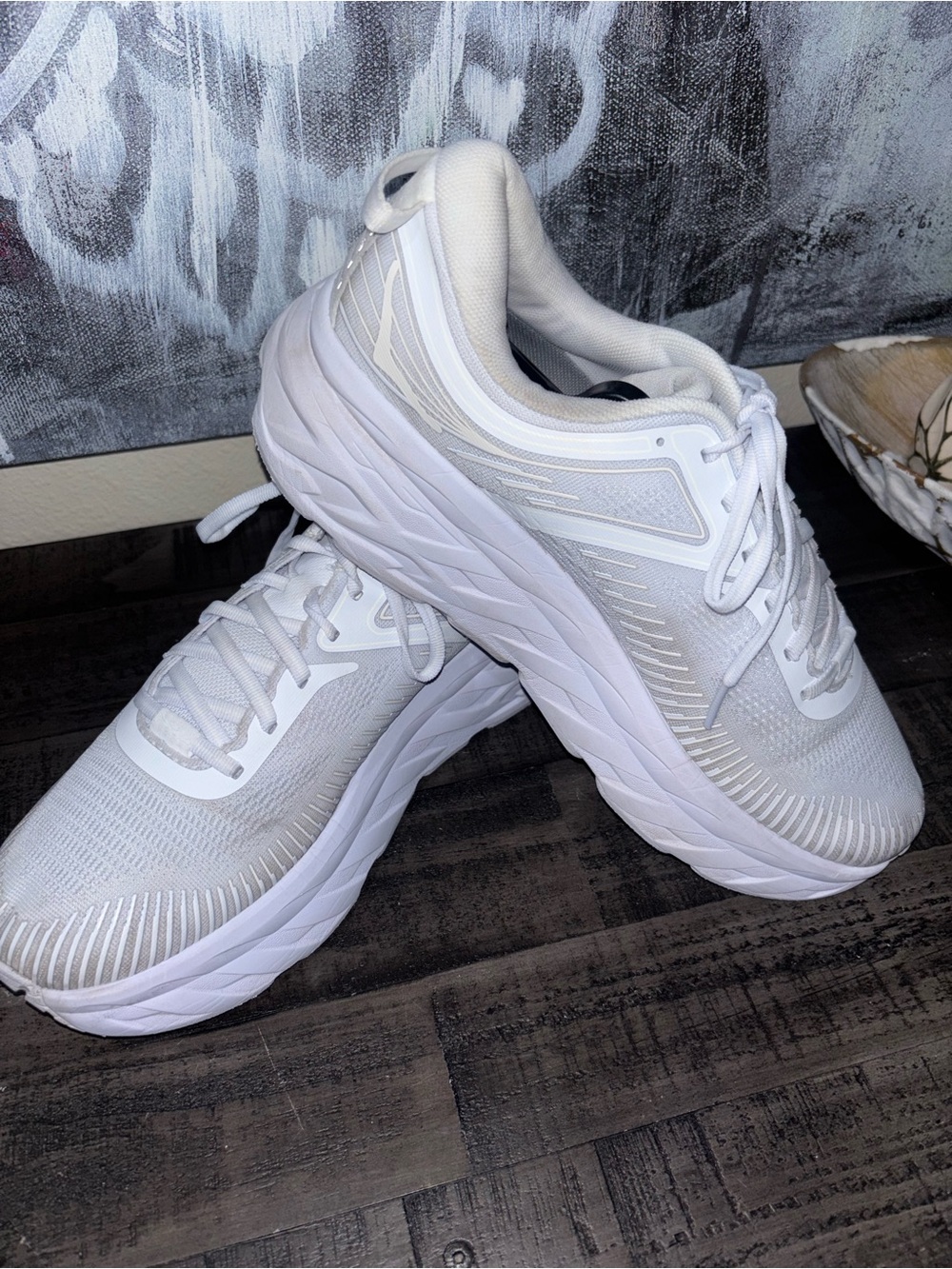 Hoka One One Bondi 7 running shoes WOMENS SZ 11D WIDE - Picture 6 of 16